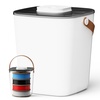 image:imageCaydo Filament Storage Vacuum Box with Smart Pressure Control OneButton Operation Rechargeable 3D Filament Storage Container with 4 Spools Capacity for PLAPETGTPUABSPAPVA 1Pack