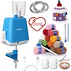 image:imageCaydo iCord Maker Kit for Beginners 92pcs iCord Knitting Set for DIY Handicrafts Making Quickly Knitting iCord with i Cord Knitting Machine Create Pretty Crafts Ideal Present for Knitting LoversBluewhite