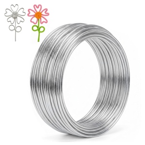 image:imageAluminum Craft Wire 3mm 10M33Ft Total Silver Bendable Armature Wire for DIY Handicrafts Decoration with Yarn iCords Sculpting Jewelry Making Doll Armature Bonsai Modeling1