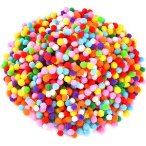 image:imageCaydo 2400 Pieces Mini Craft Pompoms Assorted Colors 6 mm Pom poms for Hobby Supplies and Home DecorationsAssorted Colors