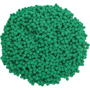 image:imageCaydo 2400 Pieces Mini Craft Pompoms Assorted Colors 6 mm Pom poms for Hobby Supplies and Home DecorationsGreen