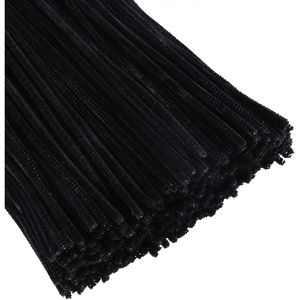 image:imageCaydo 400 Pieces Black Pipe Cleaners Craft Chenille Stems for Kids DIY Art and Craft Projects Home Decorations and Dreadlock Braiding 6mm x 12inchBlack