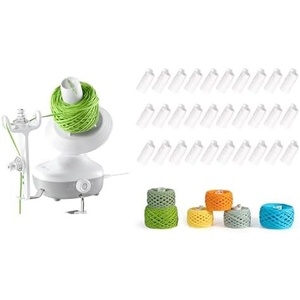 image:imageCaydo A1 Electric Yarn Winder amp 30pcs Yarn Ball Tube Compact 7oz Portable Yarn Winder for Crocheting Ideal Gift for Crochet Lovers