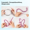 image:imageCaydo Automatic i Cord Knitting Machine Pro amp 3mm Aluminum Craft Wire 10m Electric iCord Knitter with Bendable Strong Flexible Aluminum Armature Wire for SculptingCraftsDIY Projects