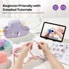 image:imageCaydo Automatic i Cord Knitting Machine ProampAluminum Craft Wire and Acrylic Yarn Skeins Kit Electric iCord Knitter for Fast DIY Handmade Crafts