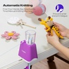 image:imageCaydo i Cord Knitting Machine amp 4 Pcs iCord Animals Knitting Kit High Efficiency Electric iCord Maker Tool Complete Yarn amp Aluminum Craft Wire Set Beginner Friendly Handmade Ornament Craft Kit