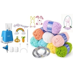 image:imageCaydo Aluminum Craft Wire and Acrylic Yarn Skeins amp i Cord Knitting Machine  DIY Handicraft Making for Crocheters