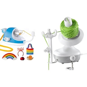 image:imageCaydo Automatic i Cord Knitting Machine Pro amp Electric Yarn Winder for Crocheting Automatic Yarn Cake Winder Compact 7oz Yarn Winder Portable Yarn Spinner Ideal for Crochet Lovers