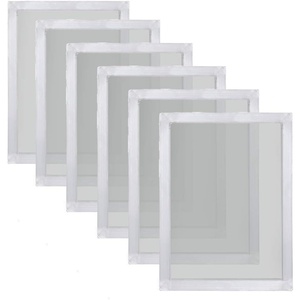 image:imageCaydo 6 Pieces 20 x 24 Inch Aluminum Silk Screen Printing Frames with 160 White Mesh for Screen Printing20 x 24 Inch