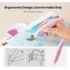 image:imageCaydo Electric Diamond Art Pen for Diamond PatingErgonomic Vacuum Art Tool  Pink No Wax Need 3PCS Replacment Tips Comfort Grip TimeSaving Vacuum PickUp DIY Diamond Art Accessories for Adults