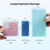 image:imageCaydo 16 PCS Diamond Painting Storage Containers Trays wit Lids 3 Size  4 in 1 Functional Diamond Painting Trays MultiSlot Design System StaticFree Deep Groove Design Organizer for Diamond Art