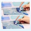 image:imageCaydo 24 PCS Diamond Painting Storage Containers Trays wit Lids 3 Size  4 in 1 Functional Diamond Painting Trays MultiSlot Design System StaticFree Deep Groove Design Organizer for Diamond Art