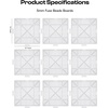 image:imageCaydo Diamond Painting Storage Containers Trays wit Lids  Thicker Clear Plates Longer Pegs for Toddlers Interlocking for Big Pixel ArtHighly Reusable AntiWarping Pegboards