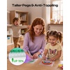 image:imageCaydo Diamond Painting Storage Containers Trays wit Lids  Thicker Clear Plates Longer Pegs for Toddlers Interlocking for Big Pixel ArtHighly Reusable AntiWarping Pegboards