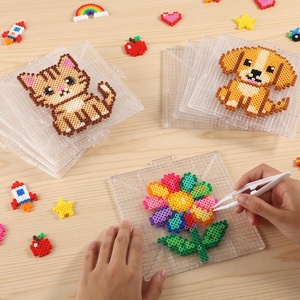image:imageCaydo Diamond Painting Storage Containers Trays wit Lids  Thicker Clear Plates Longer Pegs for Toddlers Interlocking for Big Pixel ArtHighly Reusable AntiWarping Pegboards