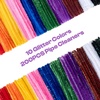 image:imageCaydo 200 Pieces Halloween Pipe Cleaners with 100PCS Wiggle Eyes 8 Colors10 Colors