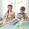 image:imageCaydo 200 Pieces Halloween Pipe Cleaners with 100PCS Wiggle Eyes 8 Colors7 ColorsMacaroon