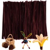 image:imageCaydo 200 Pieces Halloween Pipe Cleaners with 100PCS Wiggle Eyes 8 ColorsBrown