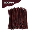 image:imageCaydo 200 Pieces Halloween Pipe Cleaners with 100PCS Wiggle Eyes 8 ColorsBrown