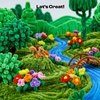 image:imageCaydo 200 Pieces Halloween Pipe Cleaners with 100PCS Wiggle Eyes 8 ColorsDark Green  Moss Green
