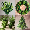 image:imageCaydo 200 Pieces Halloween Pipe Cleaners with 100PCS Wiggle Eyes 8 ColorsDark Green  Moss Green