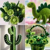 image:imageCaydo 200 Pieces Halloween Pipe Cleaners with 100PCS Wiggle Eyes 8 ColorsDark Green  Moss Green