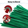 image:imageCaydo 200 Pieces Halloween Pipe Cleaners with 100PCS Wiggle Eyes 8 ColorsDark Green
