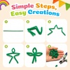 image:imageCaydo 200 Pieces Halloween Pipe Cleaners with 100PCS Wiggle Eyes 8 ColorsFruit Green