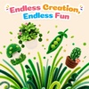 image:imageCaydo 200 Pieces Halloween Pipe Cleaners with 100PCS Wiggle Eyes 8 ColorsFruit Green
