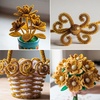 image:imageCaydo 200 Pieces Halloween Pipe Cleaners with 100PCS Wiggle Eyes 8 ColorsGlitter Golden