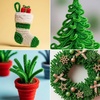 image:imageCaydo 200 Pieces Halloween Pipe Cleaners with 100PCS Wiggle Eyes 8 ColorsGlitter Green