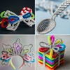 image:imageCaydo 200 Pieces Halloween Pipe Cleaners with 100PCS Wiggle Eyes 8 ColorsGlitter Silver