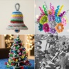 image:imageCaydo 200 Pieces Halloween Pipe Cleaners with 100PCS Wiggle Eyes 8 ColorsGlitter Silver