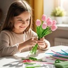 image:imageCaydo 200 Pieces Halloween Pipe Cleaners with 100PCS Wiggle Eyes 8 ColorsJade Pink  Moss Green