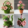 image:imageCaydo 200 Pieces Halloween Pipe Cleaners with 100PCS Wiggle Eyes 8 ColorsJade Pink  Moss Green