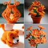 image:imageCaydo 200 Pieces Halloween Pipe Cleaners with 100PCS Wiggle Eyes 8 ColorsOrange