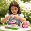 image:imageCaydo 200 Pieces Halloween Pipe Cleaners with 100PCS Wiggle Eyes 8 ColorsPink Flowers