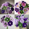 image:imageCaydo 200 Pieces Halloween Pipe Cleaners with 100PCS Wiggle Eyes 8 ColorsPurple Flowers