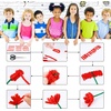 image:imageCaydo 200 Pieces Halloween Pipe Cleaners with 100PCS Wiggle Eyes 8 ColorsRed
