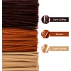 image:imageCaydo 320 Pieces Halloween Pipe Cleaners 6mm x 12inch 4 ColorsGradient Brown