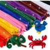 image:imageCaydo 200 Pieces Halloween Pipe Cleaners with 100PCS Wiggle Eyes 8 Colors10 Colors
