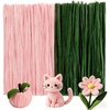 Jade Pink & Moss Green
