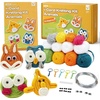 image:imageCaydo i Cord Christmas Decoration Making Kit with 24 Patterns for Beginners4Pcs iCord Animals
