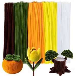 image:imageCaydo 200 Pieces Halloween Pipe Cleaners with 100PCS Wiggle Eyes 8 Colors5 ColorsSunflower