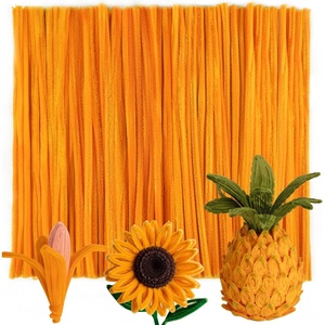 image:imageCaydo 200 Pieces Halloween Pipe Cleaners with 100PCS Wiggle Eyes 8 ColorsBlonde