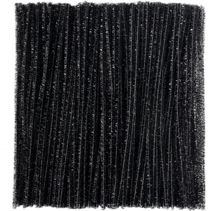 image:imageCaydo 200 Pieces Halloween Pipe Cleaners with 100PCS Wiggle Eyes 8 ColorsGlitter Black