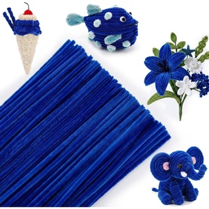 image:imageCaydo 200 Pieces Halloween Pipe Cleaners with 100PCS Wiggle Eyes 8 ColorsRoyal Blue