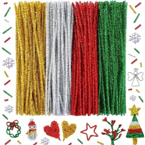 image:imageCaydo 320 Pieces Halloween Pipe Cleaners 6mm x 12inch 4 Colors4 ColorsChristmas