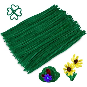 image:imageCaydo 320 Pieces Halloween Pipe Cleaners 6mm x 12inch 4 ColorsDark Green