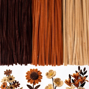 image:imageCaydo 320 Pieces Halloween Pipe Cleaners 6mm x 12inch 4 ColorsGradient Brown